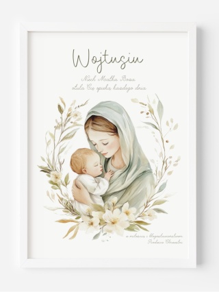 Opieka Matki Bożej nad dzieckiem, prezent dla chłopca